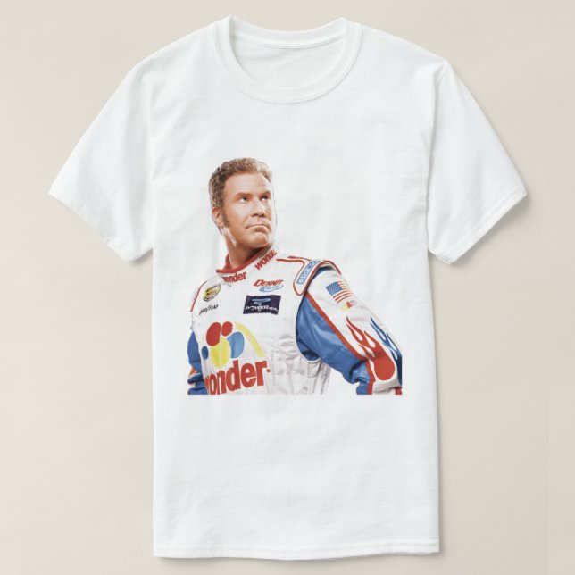 Will Ferrell Talladega Nights Ricky Bobby   T-Shirt (Design Front)