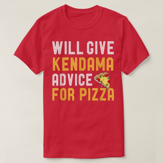 Will Give Kendama Advice For Pizza Funny Children  T-Shirt (Design Front)