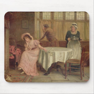 'Will He Come?' (oil on canvas) Mouse Mat