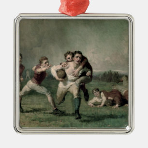 Will he do it? metal tree decoration