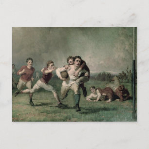 Will he do it? postcard
