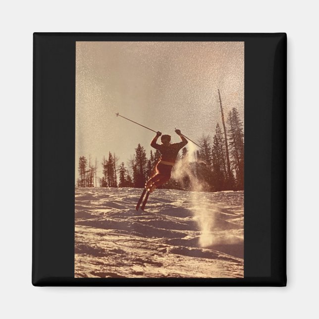 Will is skiing  magnet (Front)