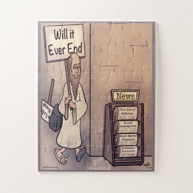 Will It Ever End Oversized Jigsaw Puzzle (Vertical)