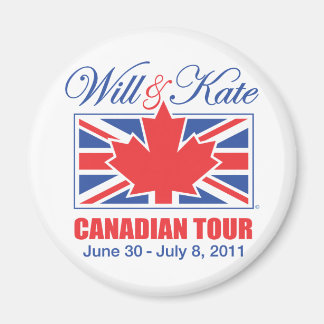 WILL & KATE CANADIAN TOUR MAGNET