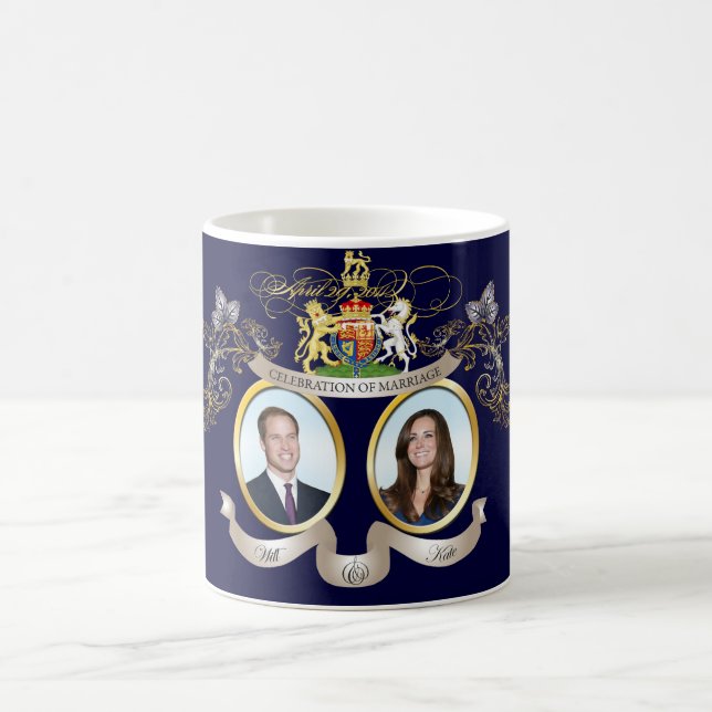 Will+Kate wedding, DIY background colour!! Coffee Mug (Center)