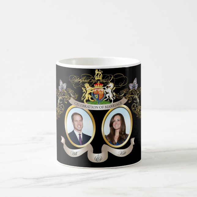 Will+Kate wedding, DIY background colour!! Coffee Mug (Center)