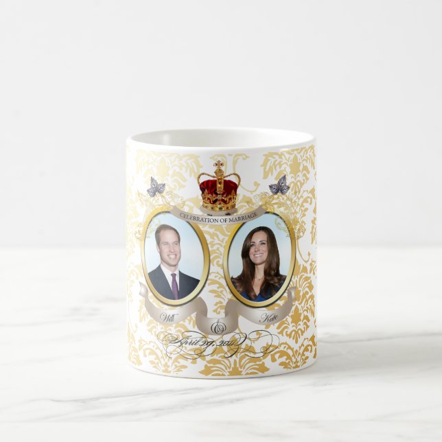 Will+Kate wedding, DIY colour!! Coffee Mug (Center)