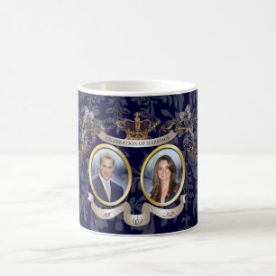 WILL+KATE WEDDING MEMORBILIA /DIY COLOR COFFEE MUG