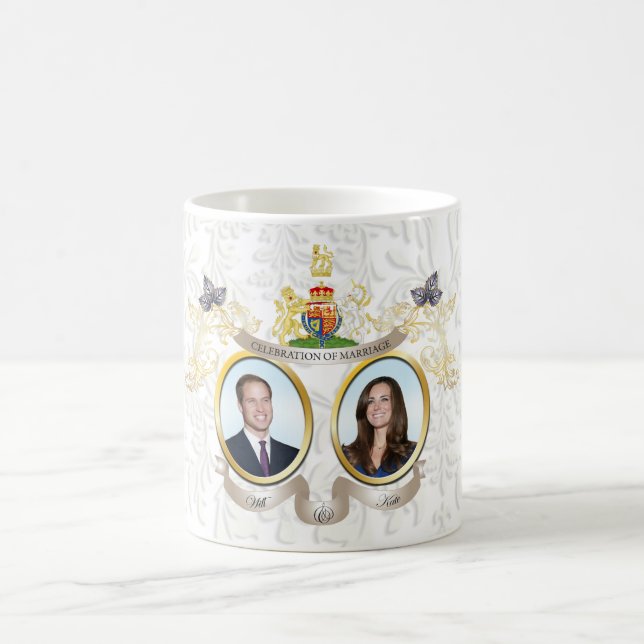Will+Kate wedding Memorbilia mugs (Center)
