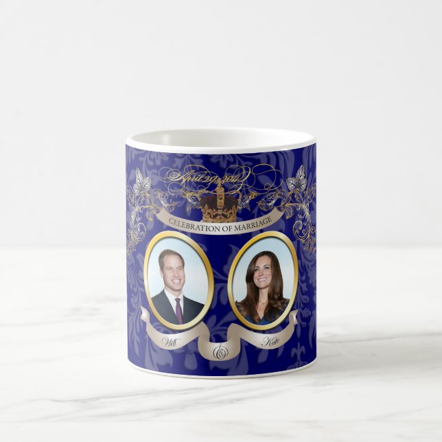 Will+Kate wedding Memorbilia mugs (Center)