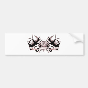 Will knit for tattoos Bumper Sticker