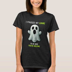 Will Paused Game for Candy Gamer Video Gaming Teen T-Shirt