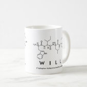 Will peptide name mug (Front Right)