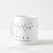 Will peptide name mug (Front Left)