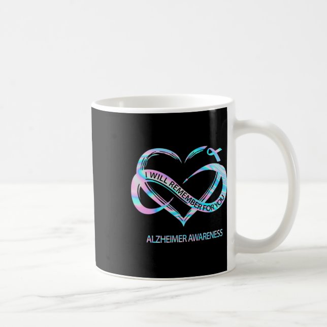 Will Remember For You Alzheimerheimer Awareness  Coffee Mug (Right)