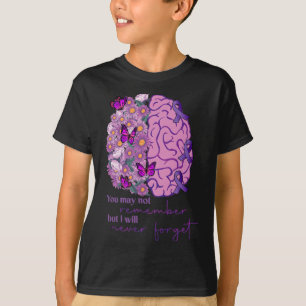 Will Remember For You Brain Alzheimerheimer's Awar T-Shirt
