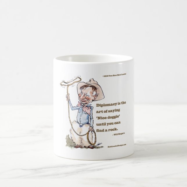 Will Rogers & Quote Coffee Mug (Center)