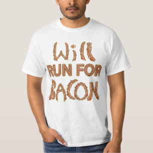 WILL RUN FOR BACON Running Tees & Gear