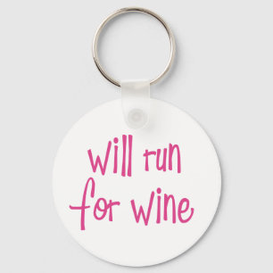 Will run for wine key ring