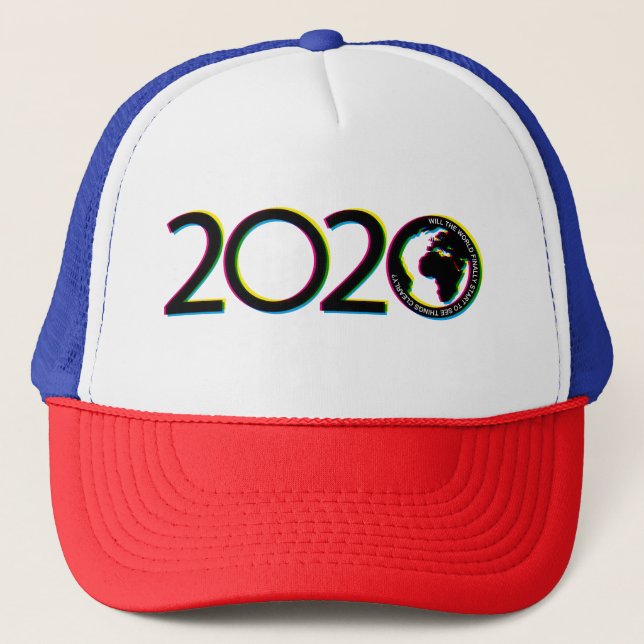 Will the World finally start to see things clearly Trucker Hat (Front)