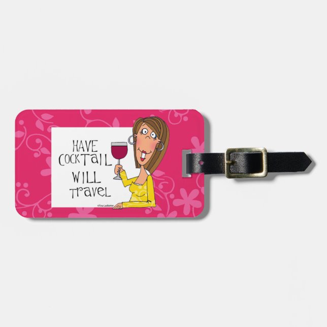 will travel Luggage tag (Front Horizontal)