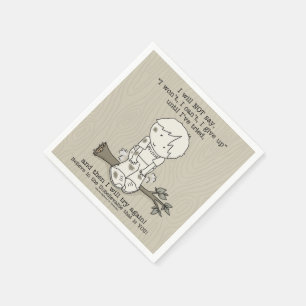 Will Try Again Napkin
