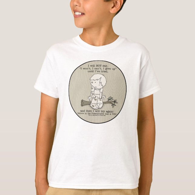 Will Try Again T-Shirt (Front)