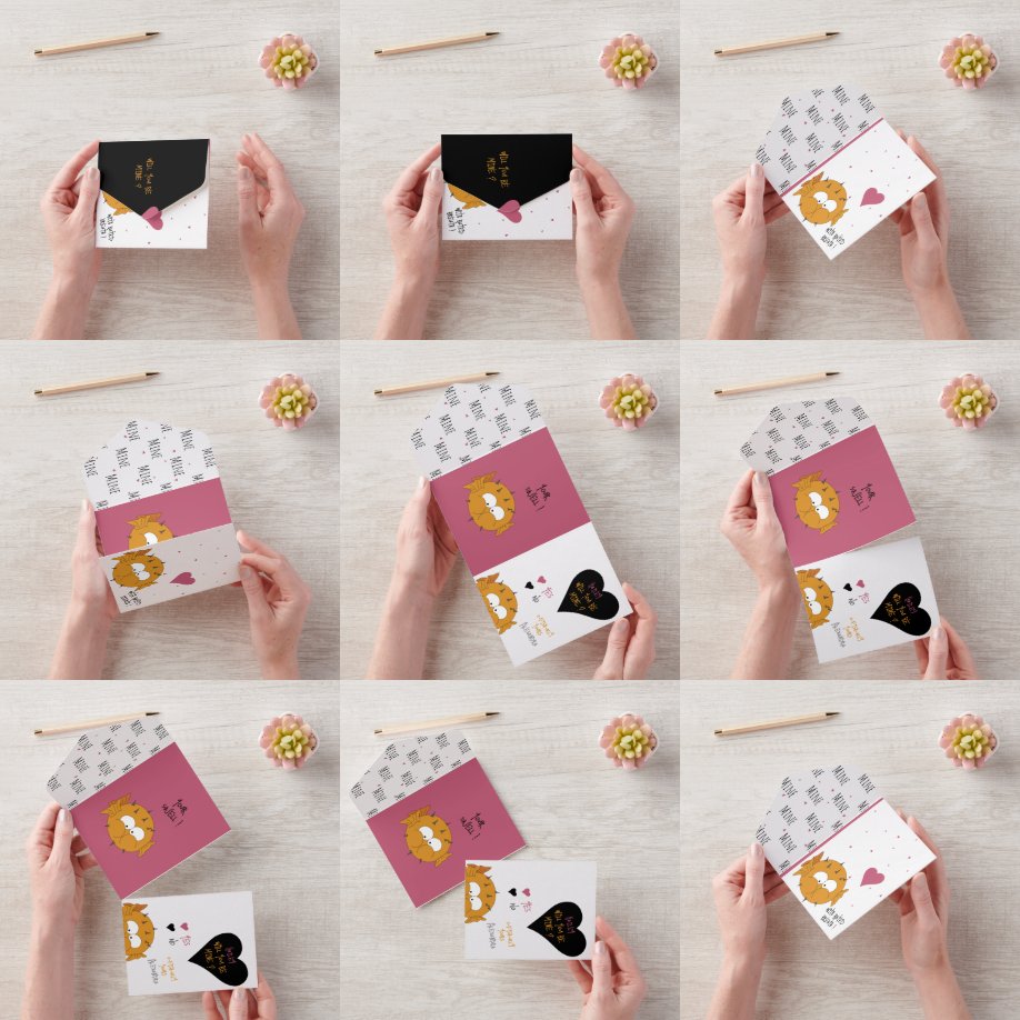 Will You Be Mine? PufferFish Love + Valentine Card