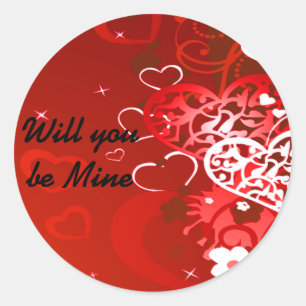 Will you be Mine_Sticker Classic Round Sticker
