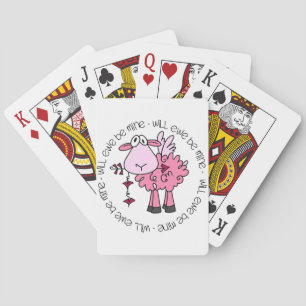 Will You Be Mine Valentine Playing Cards