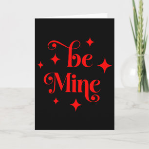 Will You Be Mine Valentine Proposal  Card