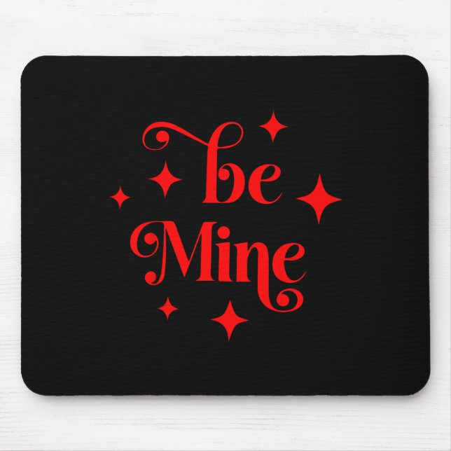 Will You Be Mine Valentine Proposal  Mouse Mat (Front)
