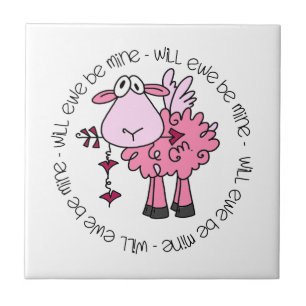 Will You Be Mine Valentine Tile