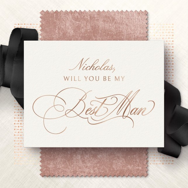 Will You Be My Best Man Foil Card (Creator Uploaded)