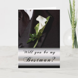 Will you be my Best Man? Invitation