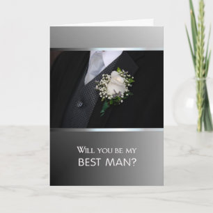 Will You Be My Best Man? Invitation