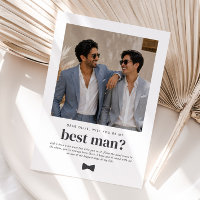 Will You Be My Best Man Photo Proposal