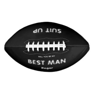 Will You Be My Best Man Proposal Football American Football