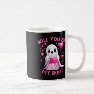 Will You Be My Boo Cute Ghost Halloween Spooky Sea Coffee Mug