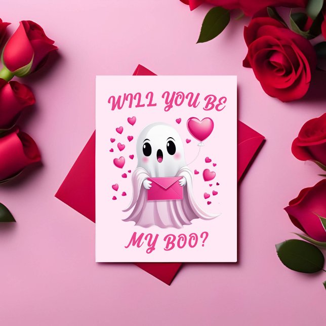 Will You Be My Boo Valentines Day Card (Creator Uploaded)