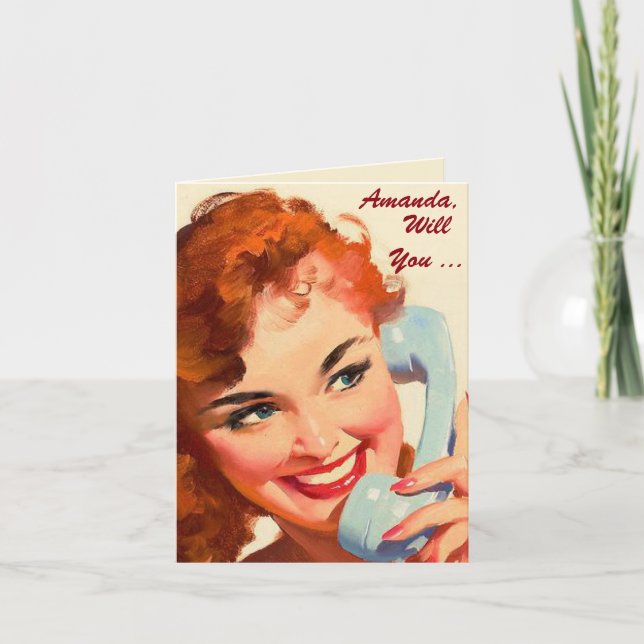 will you be my bridesmaid ? be my bridesmaid invitation (Front)