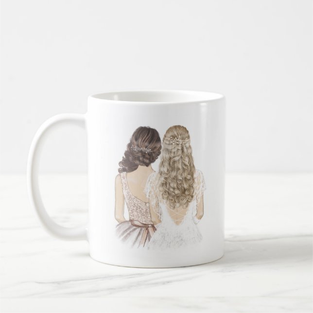 Will you be my bridesmaid best friend mug (Left)