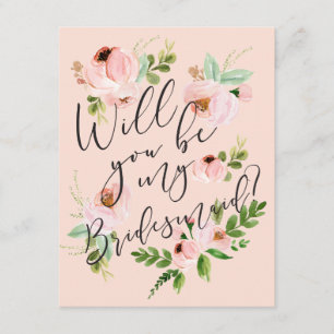 Will You Be My Bridesmaid   Bridesmaid Card