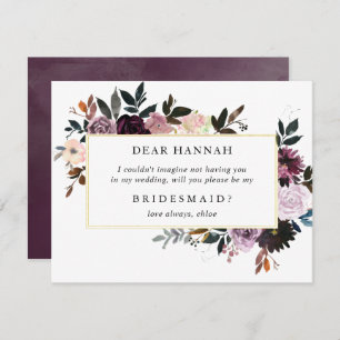 Will You Be My Bridesmaid   Bridesmaid Card
