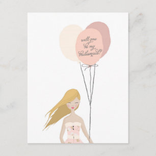 Will You Be My Bridesmaid? Bridesmaid Card