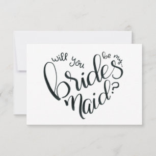 Will You Be My Bridesmaid? - Bridesmaid Proposal RSVP Card
