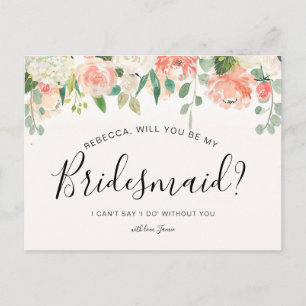 Will you be my Bridesmaid Card