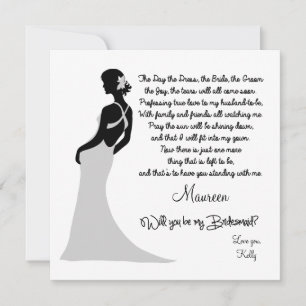 Will you be my Bridesmaid? Card