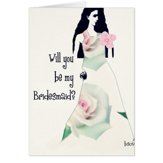 will you be my bridesmaid? card
