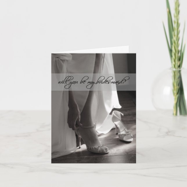 Will you be my bridesmaid card (Front)